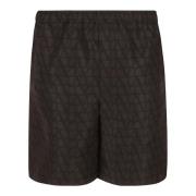 Valentino Casual Shorts Black, Herr