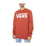 Vans Sweatshirts Hoodies Red, Herr