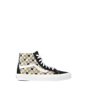 Vans Canvas Checkerboard Sneakers Black, Unisex