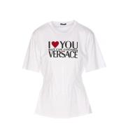 Versace Vita T-shirts och Polos White, Dam