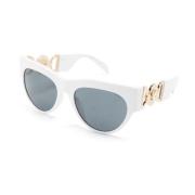 Versace Klassiska solglasögon för stiliga utseenden White, Dam