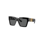 Versace Svarta Solglasögon med Originaltillbehör Black, Dam