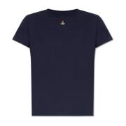 Vivienne Westwood T-shirt med logotyp Blue, Herr