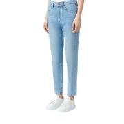 Armani Exchange Klassiska Denim Jeans Blue, Dam