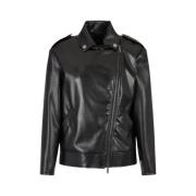 Armani Exchange Bikerjacka Black, Dam