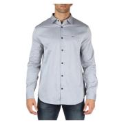 Armani Exchange Skjorta i Regular Fit av Bomull med Broderad Logotyp G...