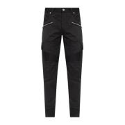 Balmain Byxor med fickor Black, Herr