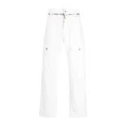 Balmain Uppgradera ditt denimspel med dessa Straight Jeans White, Herr