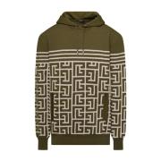 Balmain Stilfull Hoodie Green, Herr