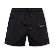 Balmain Badshorts Black, Herr