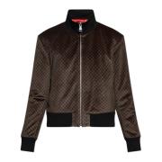 Balmain Jacka med Monogram Brown, Herr