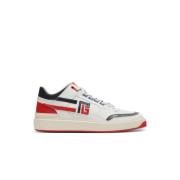 Balmain B-Court mid-top leather trainers White, Herr