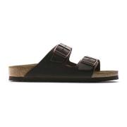 Birkenstock Arizona Oljat Läder Sandaler Brown, Herr