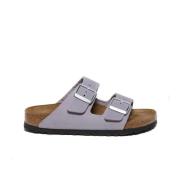 Birkenstock Justerbar Rem Arizona Sandal i Lila Purple, Dam