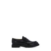 Church's Svarta Läderloafers för Män Black, Herr