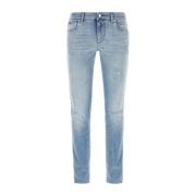 Dolce & Gabbana Slim-Fit Stretch Denim Jeans Blue, Herr