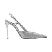 Dolce & Gabbana Pumps med kristaller Gray, Dam