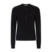 Dolce & Gabbana Svarta Sweaters Black, Herr
