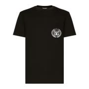 Dolce & Gabbana Svarta T-shirts och Polos Black, Herr