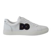 Dolce & Gabbana Nya vita läder-casual sneakers White, Herr