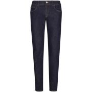 Dolce & Gabbana Indigo Slim-fit Stretch Denim Jeans Blue, Herr