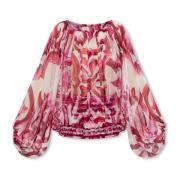 Dolce & Gabbana Siden topp Pink, Dam