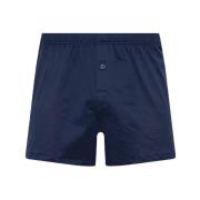 Hanro Bomullsboxershorts Blue, Herr