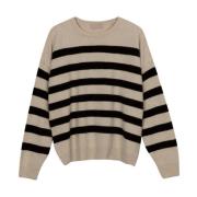 John Smedley Round-neck Knitwear Beige, Dam