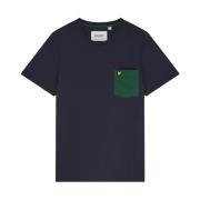 Lyle & Scott T-Shirts Blue, Herr