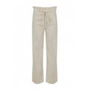 Paige Trousers Beige, Dam