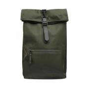 Rains Vattentät Rolltop Ryggsäck med Laptopfack Green, Dam