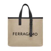 Salvatore Ferragamo Beige Ferragamo väskor Beige, Dam