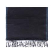 Salvatore Ferragamo Logo scarf Blue, Herr