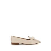 Salvatore Ferragamo Loafers Beige, Dam