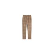 Scotch & Soda Rutiga Slim-Fit Byxor Beige, Dam