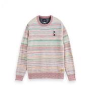 Scotch & Soda Randig Crewneck Tröja Multicolor, Herr