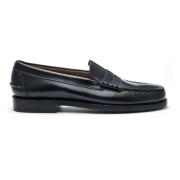 Sebago Kliska handgjorda lädermokkasiner Black, Herr