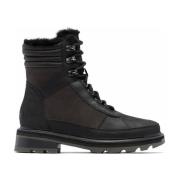 Sorel Lennox Lace Cozy Booties Black, Dam