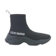 Steve Madden Svarta Master W23 Sneakers, Trendig Stil Black, Dam