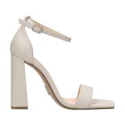 Steve Madden Höga klack sandaler White, Dam