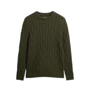 Superdry Vintage Gröna Sweaters Green, Herr