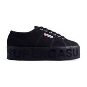 Superga Sneakers Black, Dam