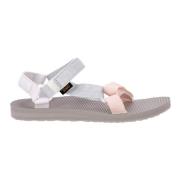 Teva Pärlmetall Platta Sandaler Gray, Dam