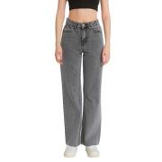 Catwalk Basic Jeans Hög Midja - D83606 Gray, Dam