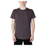 Jack & Jones Jjebasher TEE O-Neck SS Noos - 12182498 Gray, Herr