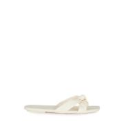 Stuart Weitzman Stiliga sommarsliders för kvinnor Beige, Dam