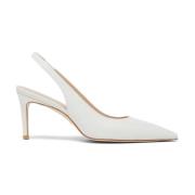 Stuart Weitzman Slingback Pump White, Dam