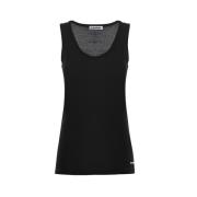 Jil Sander Ärmlös Top Black, Dam