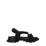 Jil Sander Platta Sandaler Black, Dam