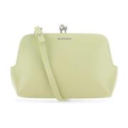 Jil Sander Pastellgrön Micro Goji Crossbody-väska Green, Dam